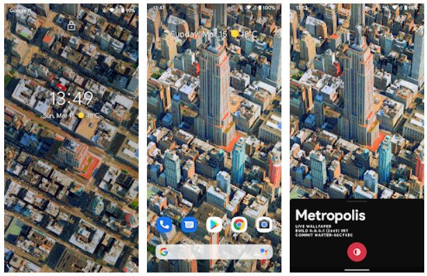 Metropolis 3D City Live Wallpaper